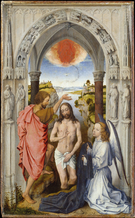 Baptism of Christ from Niederländischer Meister um 1510