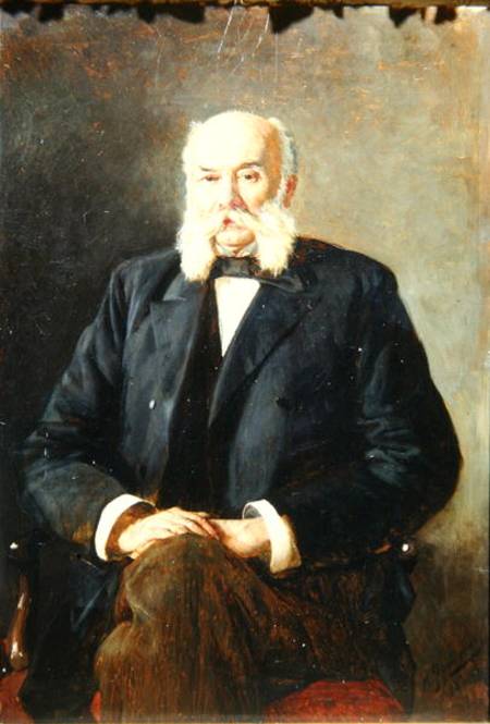 Portrait of Ivan Gontcharov from Nikolai Aleksandrovich Yaroshenko