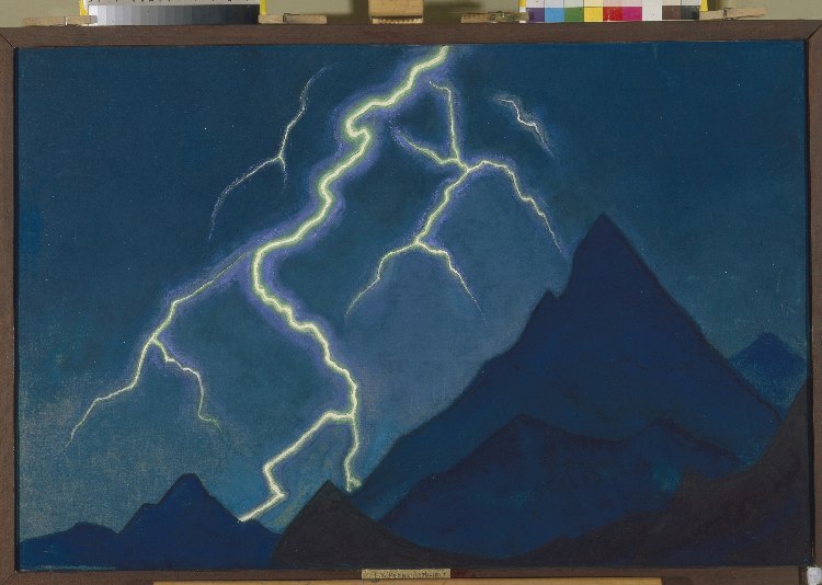 Aufruf des Himmels.  Blitze from Nikolai Konstantinow. Roerich