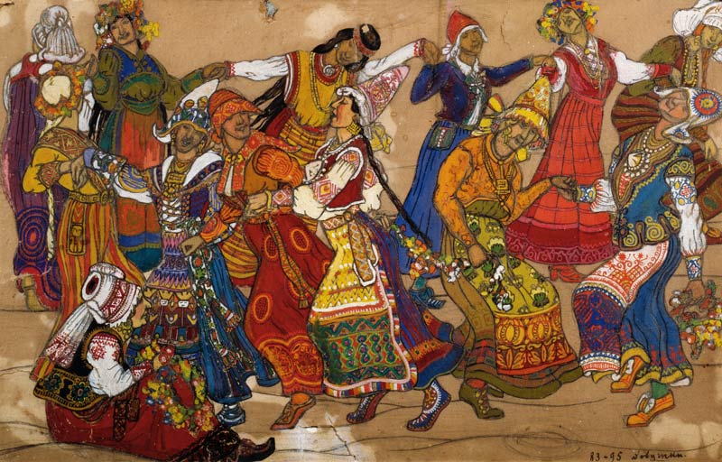 Szene aus Peer Gynt from Nikolai Konstantinow. Roerich