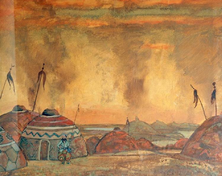 Bühne v. Roerich Borodin from Nikolai Konstantinow. Roerich