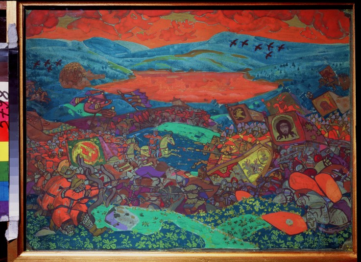 The Battle of Kerzhenets from Nikolai Konstantinow. Roerich
