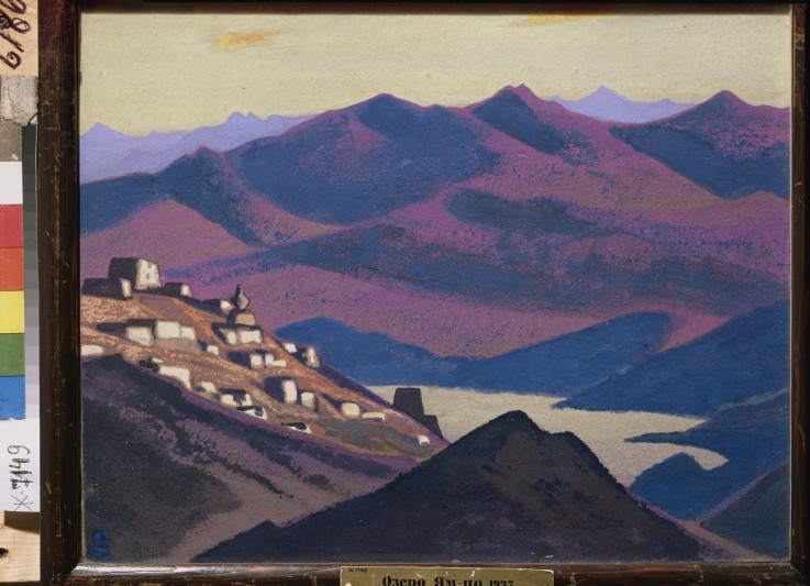Yam Tso Lake (Small village in the mountains) from Nikolai Konstantinow. Roerich