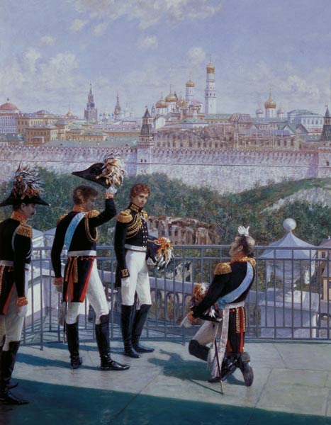 Prussian King Friedrich Wilhelm II (1744-97) thanking Moscow from Nikolai Sergeevich Matveev