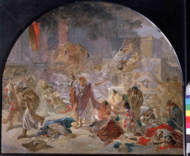 The Destruction of the Temple of Jerusalem from Nikolai Nikolajewitsch Ge