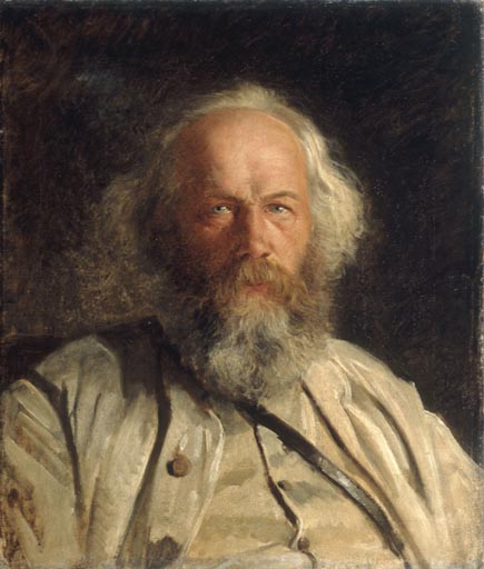 M.A.Bakunin from Nikolai Nikolajewitsch Ge