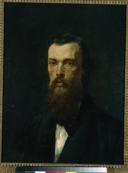 Portrait of Alexander A. Bakunin (1821-1908) from Nikolai Nikolajewitsch Ge