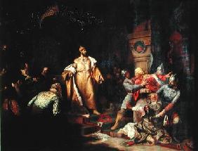 Tsar Ivan III (1440-1505) Tearing the Deed of Tatar Khan