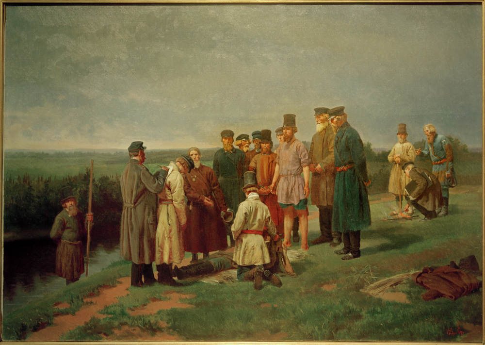 Visitierung eines Ertrunkenen from Nikolaj Dmitrijewitsch Dmitrijew-Orenburgski