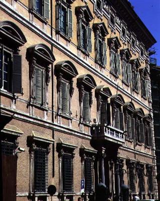 View of the facade, designed by Paolo Marucelli and based on a design by Cigoli (1559-1613) 1637-42 from 