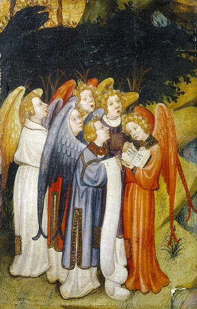 A Choir Of Angels A Fragment, Probably Of  Nativity from 