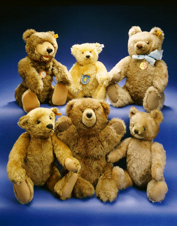 A Collection Of Steiff Teddy Bears from 