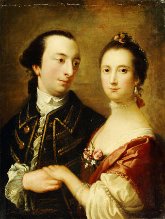 A Double Portrait Of A Lady And A Gentleman from 