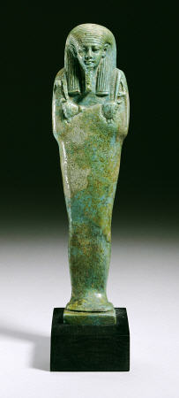 A Faience Shabti Of Hekaemsaef from 