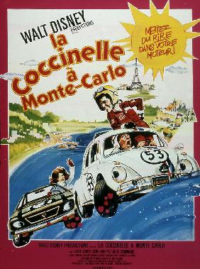 Affiche du film La coccinelle a Monte carlo 1977 de VincentMcEveety avec Dean Jones Don Knotts et Ju
