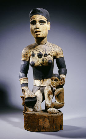 A Fine And Rare Yombe Maternity Figure, 72cm High from 