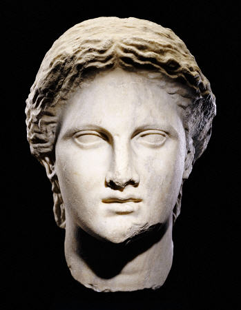 A Greek Marble Female Head from 