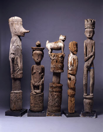 A Group Of Dayak Hampatong Carvings from 