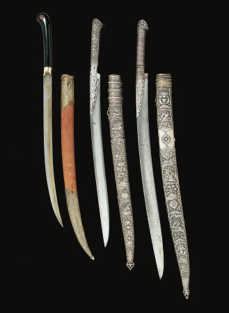 A Group Of Small Ottoman Swords, Turkey, Early 19th Century from 