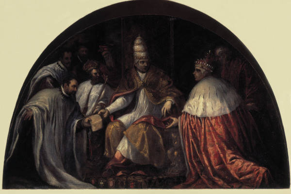 Alexander III hands over... / Painting from 