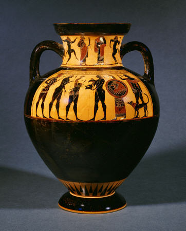 An Attic Black-Figure Neck Amphora from 