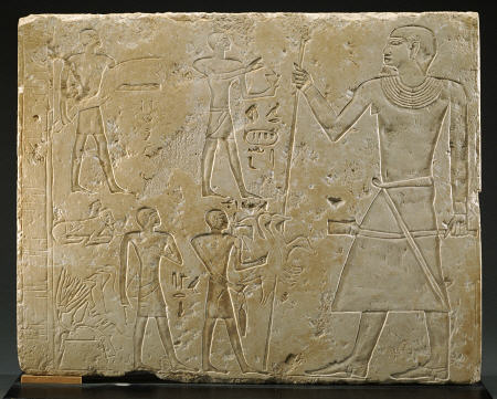 An Egyptian Limestone Relief from 