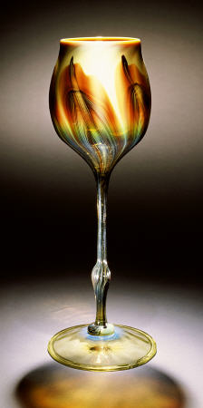 An Important Favrile Glass Floriform Vase from 
