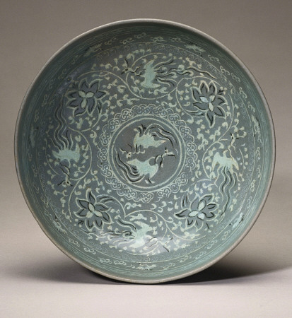 An Inlaid Celadon Bowl from 