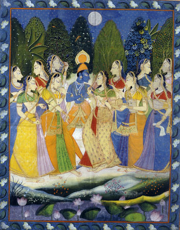 A Pichhavai Of Krishna As Shrinthji from 