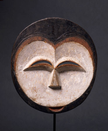 A Rare Kwele Circular Mask from 