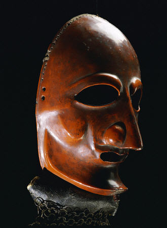 A Rare Somen (Japanese Full Face Mask) Momoyama Period (Late 16th / Early 17th Century) from 