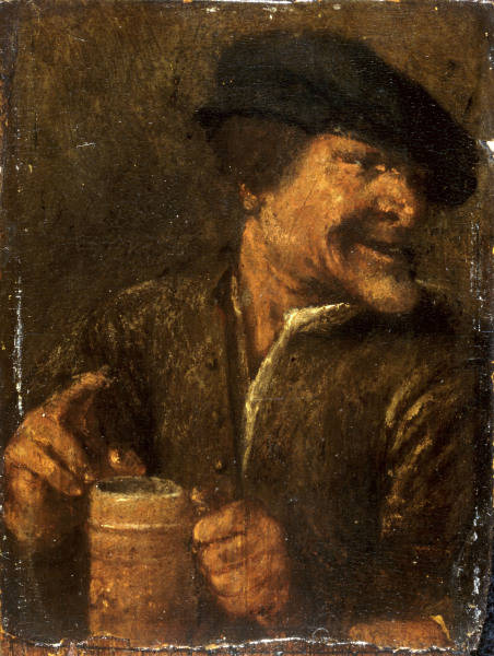 Drinker / Paint.Ostade Style / C17th from 