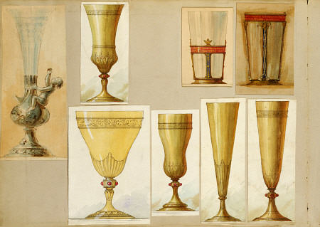 A Selection Of Designs From The House Of Carl Faberge Including Crystal Vases, Champagne Flutes And from 
