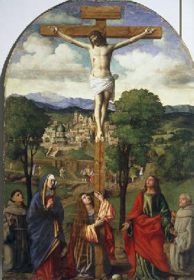 A.Donato / Christ on Cross w.Saints/ C16