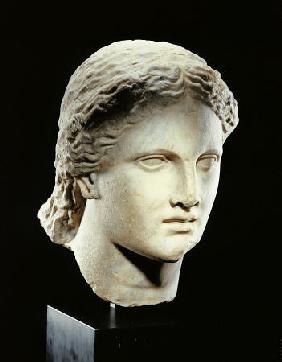 A Greek Marble Female Head