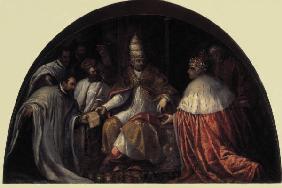 Alexander III hands over... / Painting