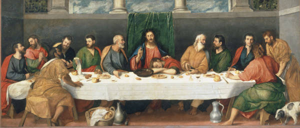 Bonifazio Veronese / Last Supper / Ptg. from 