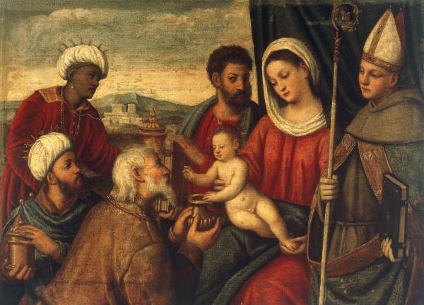 Bonifazio Veronese / Adoration of Kings from 