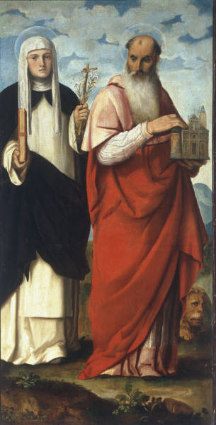 Bonifazio Veronese /St.Beatrix & Jerome from 