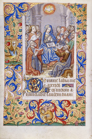 Book Of Hours, Use Of Paris, In Latin With Prayers In French from 