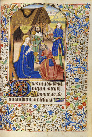 Book Of Hours, Use Of Rome, In Latin, Calendar In French from 