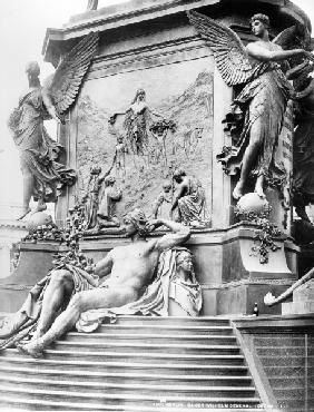 Berlin,Denkmal Kaiser Wilhelm I.,Sockel