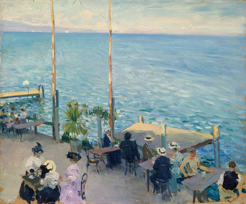Café-Terrasse am Genfer See from 