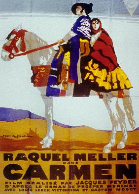 Carmen de JacquesFeyder avec Raquel Meller