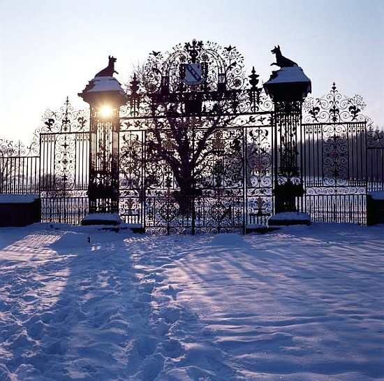 Chirk Castle gates, 1712-19 from 