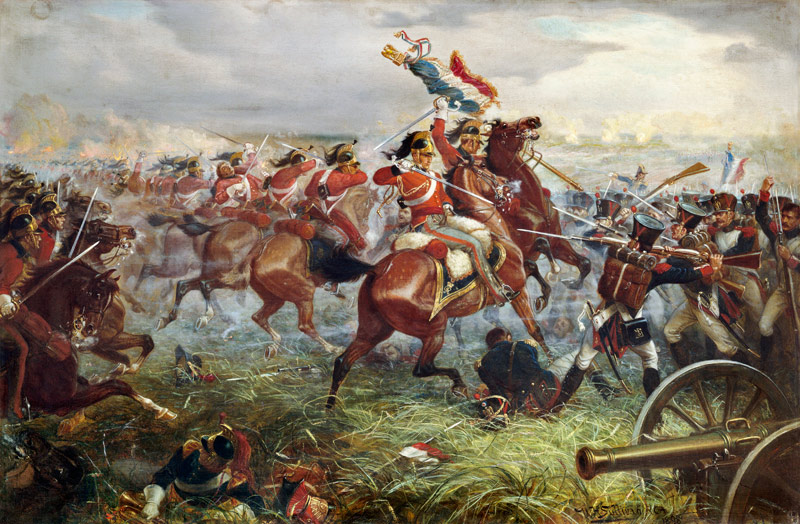 Capture Of The Eagle, Waterloo from 