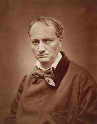 Charles Baudelaire (1821-67), French poet, portrait photograph by Studio of Goupil from 