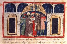 Codex Correr I 383 The Peace between Pope Alexander III (1159-81) and the Emperor Frederick Barbaros
