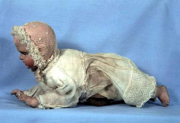 'Creeping Baby' clockwork doll, 1871 from 