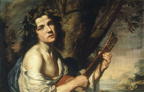 D.Feti / Guitar Player / Paint./ C17th from 